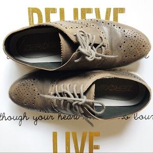 COLE HAAN Zerogrand Leather Wingtip Oxford | Sz 7B